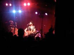 Langhorne Slim and the Law was one of the smaller, not-really-country bands that I checked out, in this case in an upstairs bar packed full of college students.